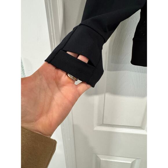 Zyia Active Black Jacket with Gold Accents
 Size Large - Picture 5 of 13